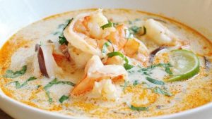 Mixed Seafood Thai soup 16